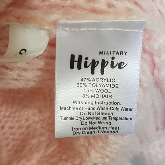 Military Hippie Sweaters Military Hippie Womens Cable Knit Sweater